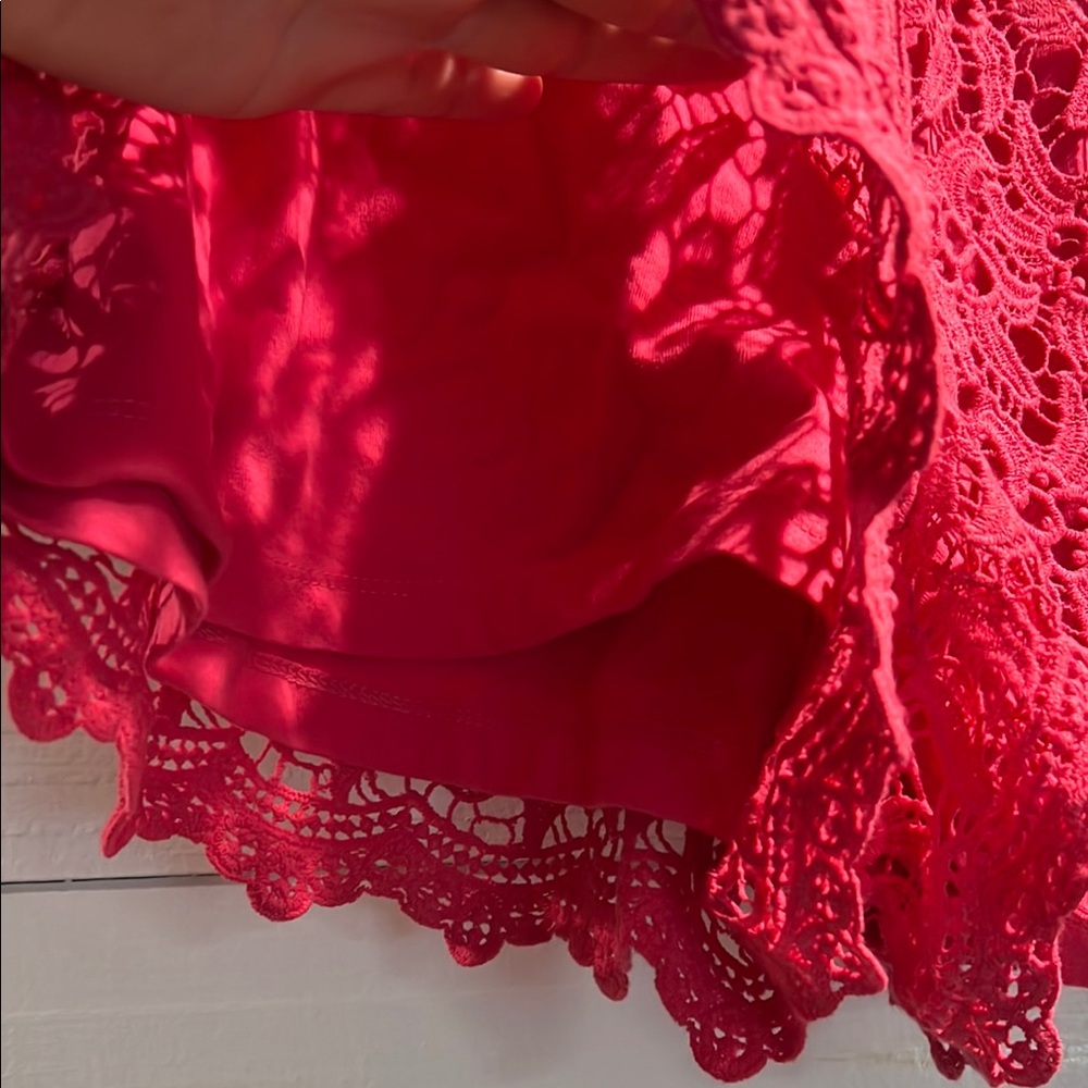 Lilly Pulitzer Pink Lace Shorts size XL - Picture 3 of 8